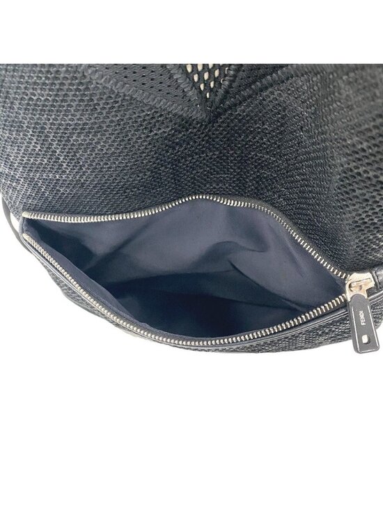 Fendi Zucca Mesh Backpack Black main image 6